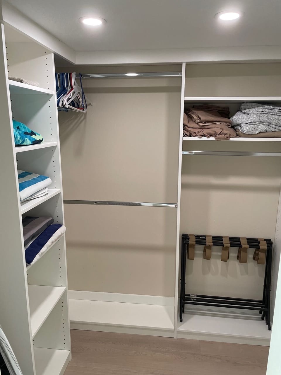 Master walk-in closet