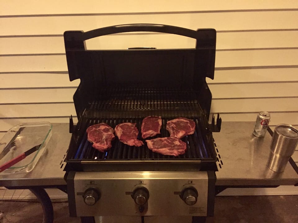 Rib-eyes not included.
