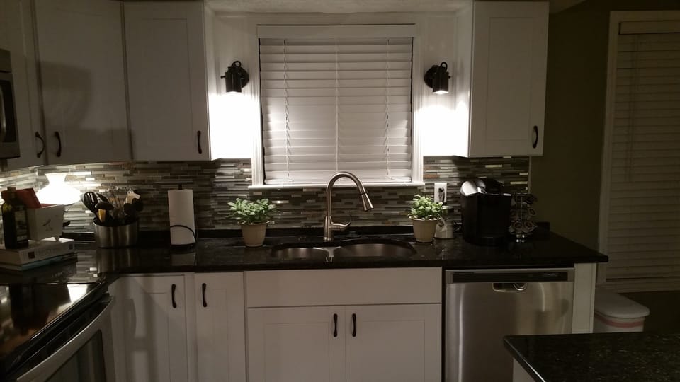Kitchen sink and diswasher