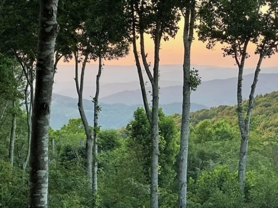 Side upper deck view on a clear day