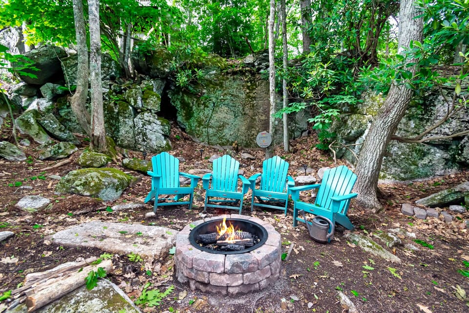 Enjoy a warm fire 