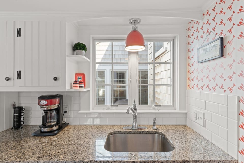 Kitchen & pantry equipped w. numerous countertop appliances