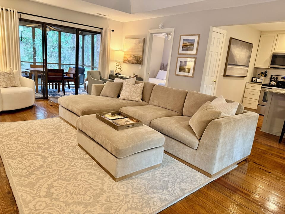Bright and airy living room.
