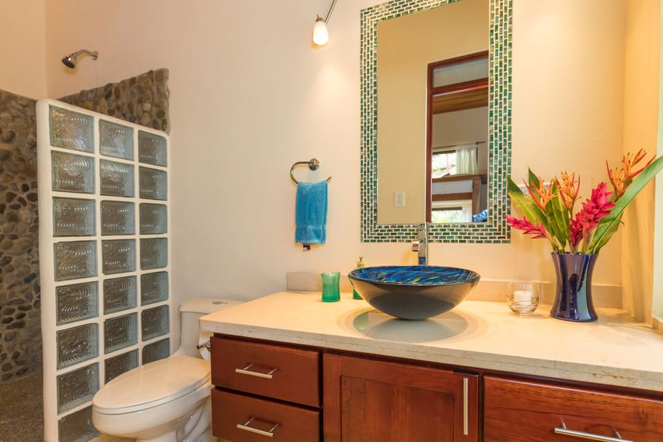 Hallway bathroom