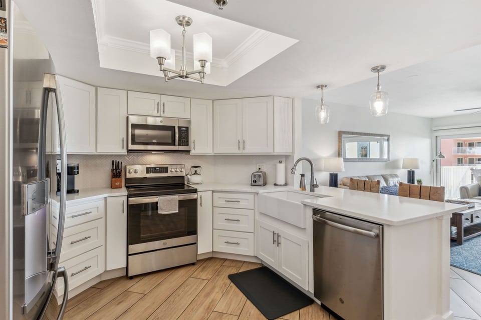 Recently updated kitchen 