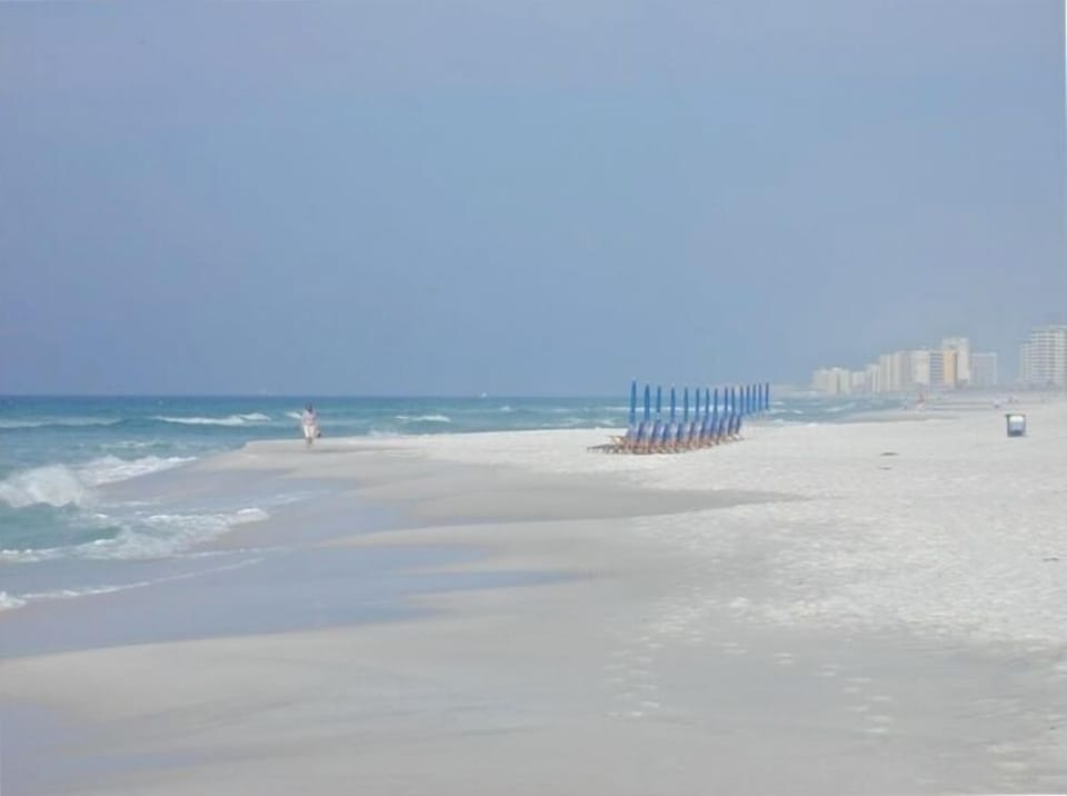 Beautiful morning on the beach, approximately 100 yards from your door