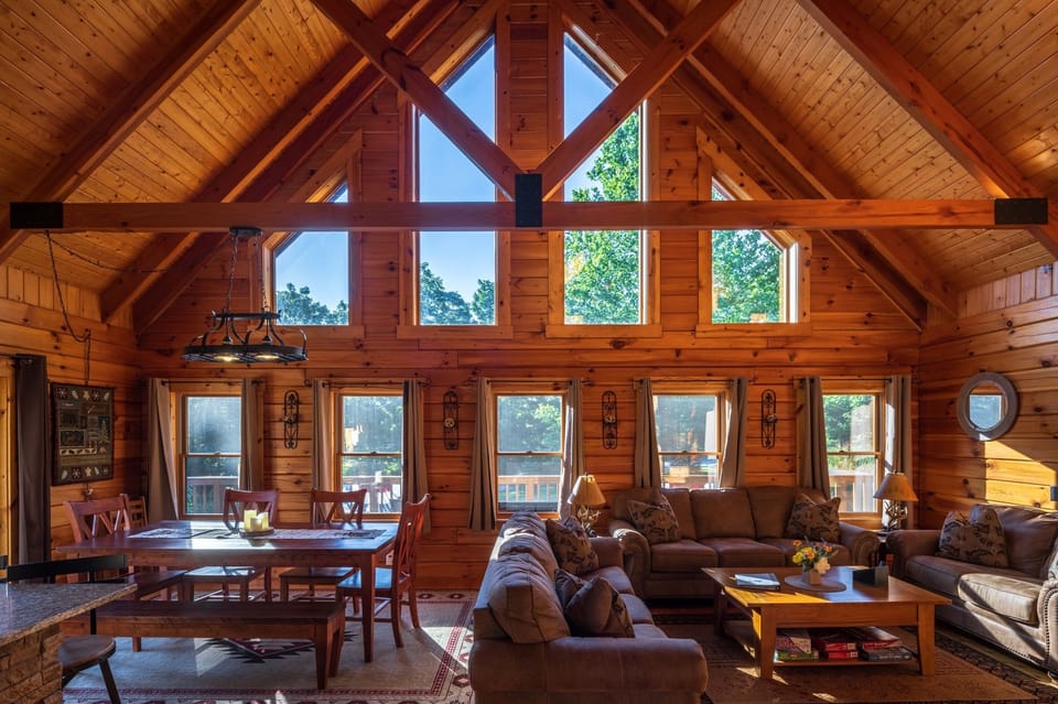 Lounge on the comfortable seating in the large great room!