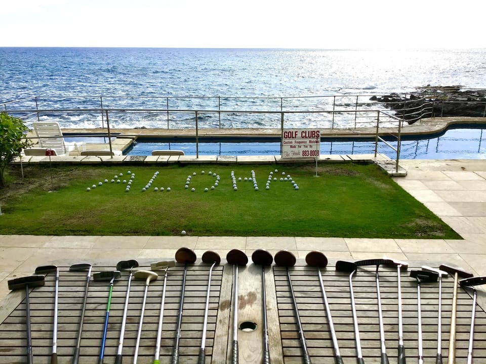 Three new natural glass Putting Greens. 14 Holes from 11’ to 25. Lessons availbl