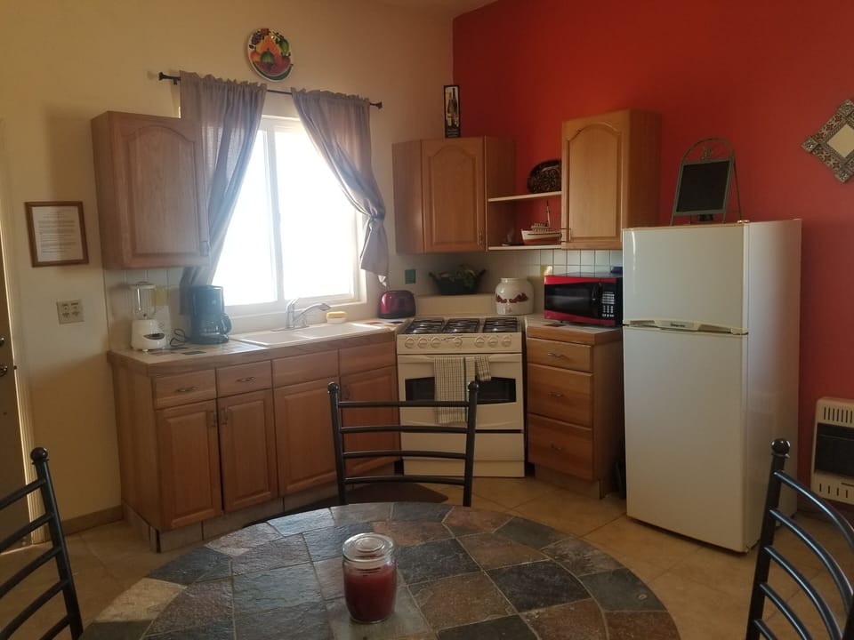 Kitchens now have full size refrigerators