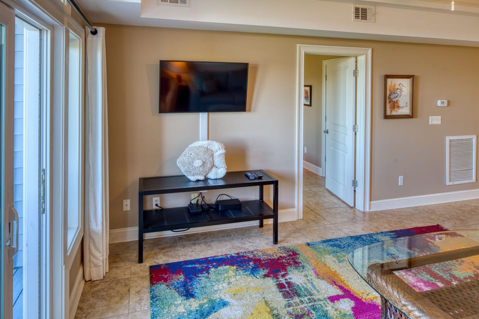 Large screen TV with cable and wifi