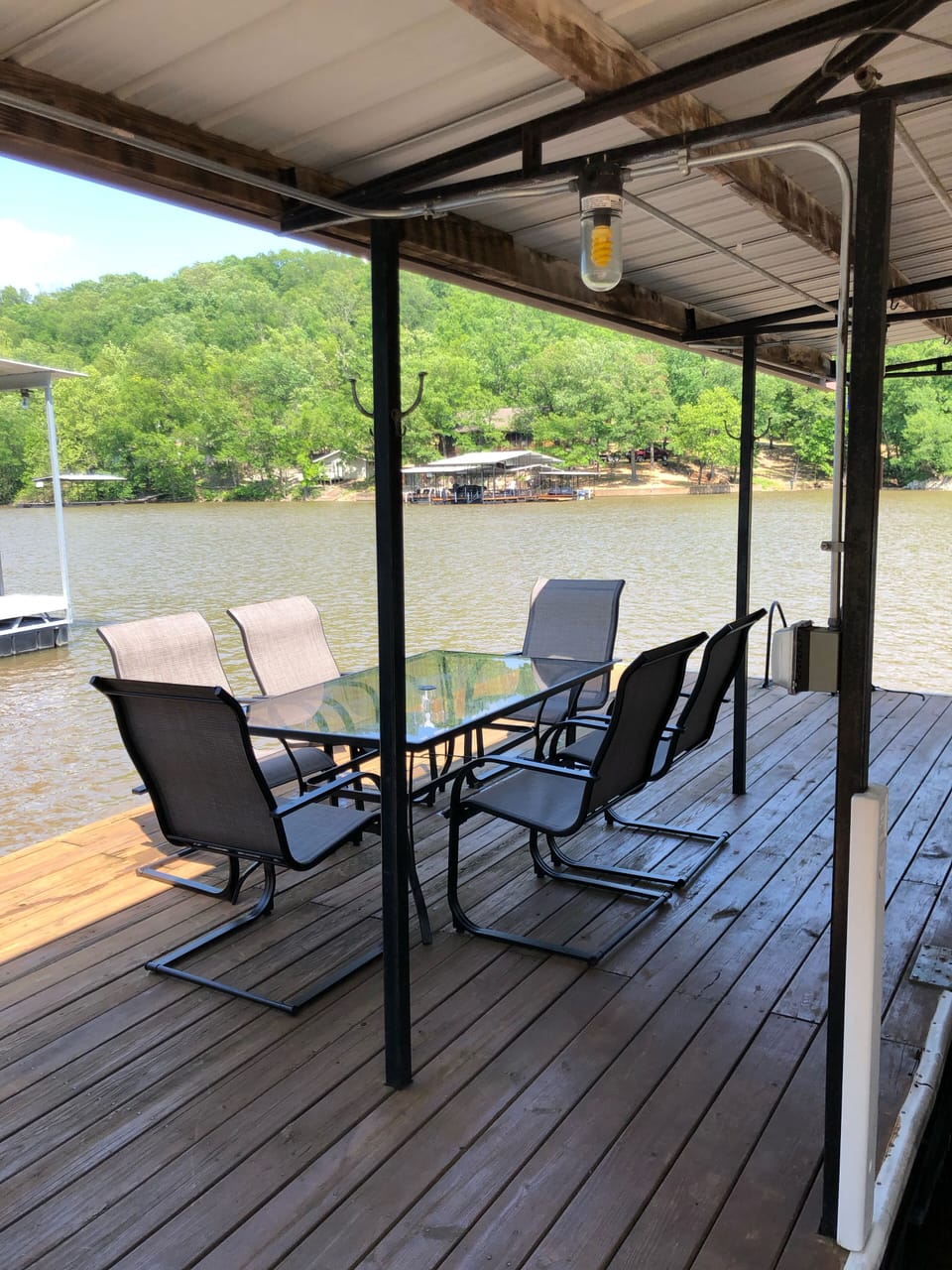 Left side of dock