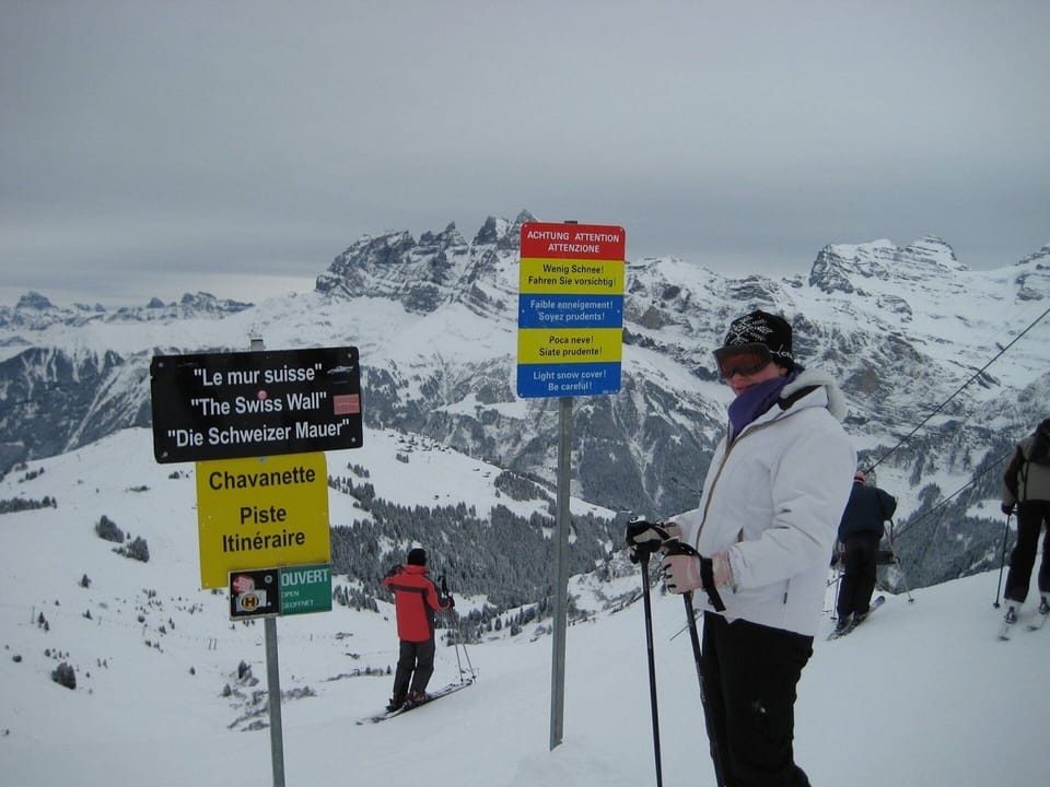 The famous Swiss Wall