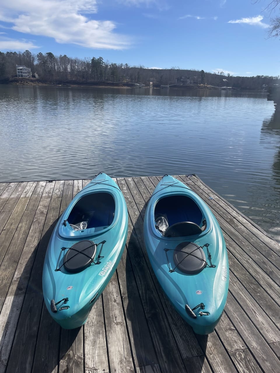2 kayaks and paddles to enjoy!