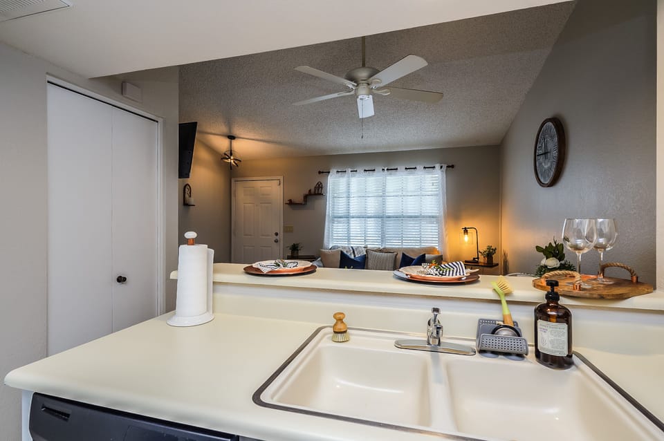 Kitchen and Living Room