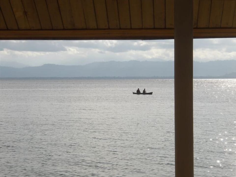 local lobster divers catching lunch