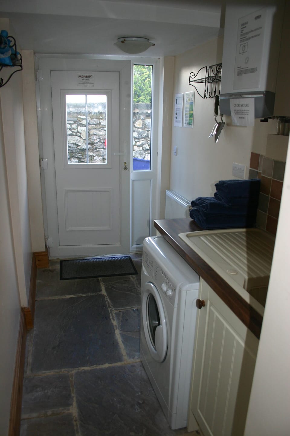 Utility Room With Washing Machine.
Leading to secure rear Courtyard