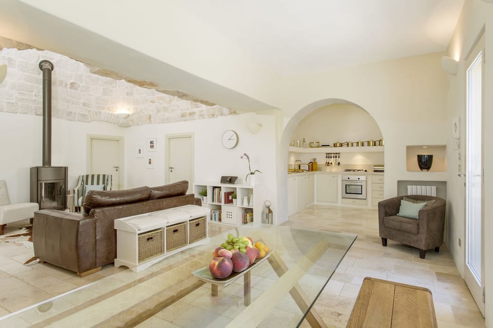 Stylishly restored Trullo with open plan living area