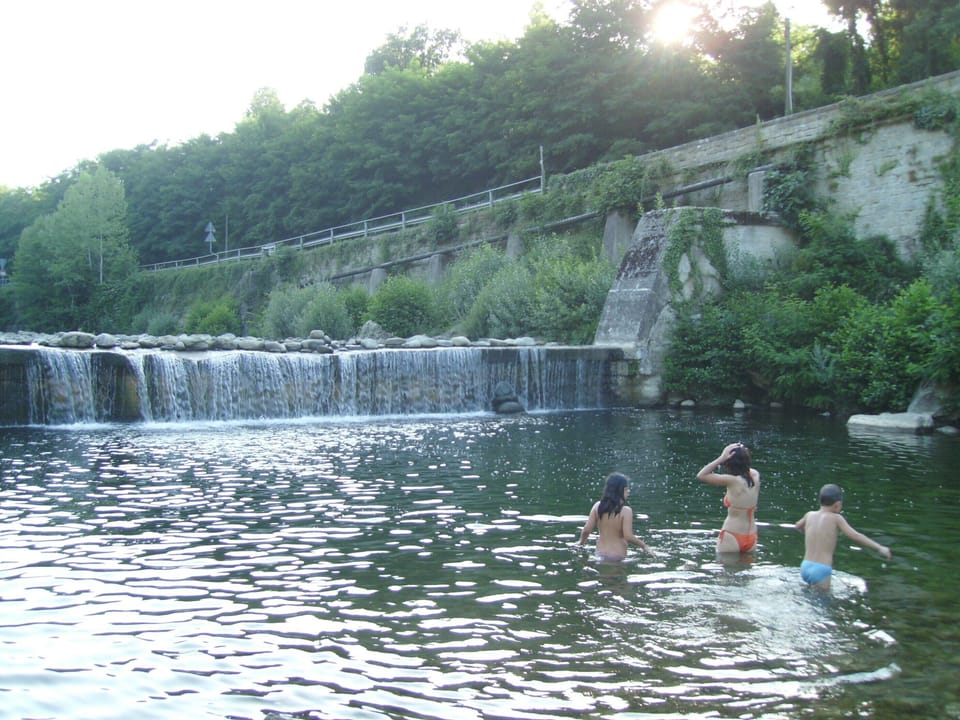 the river