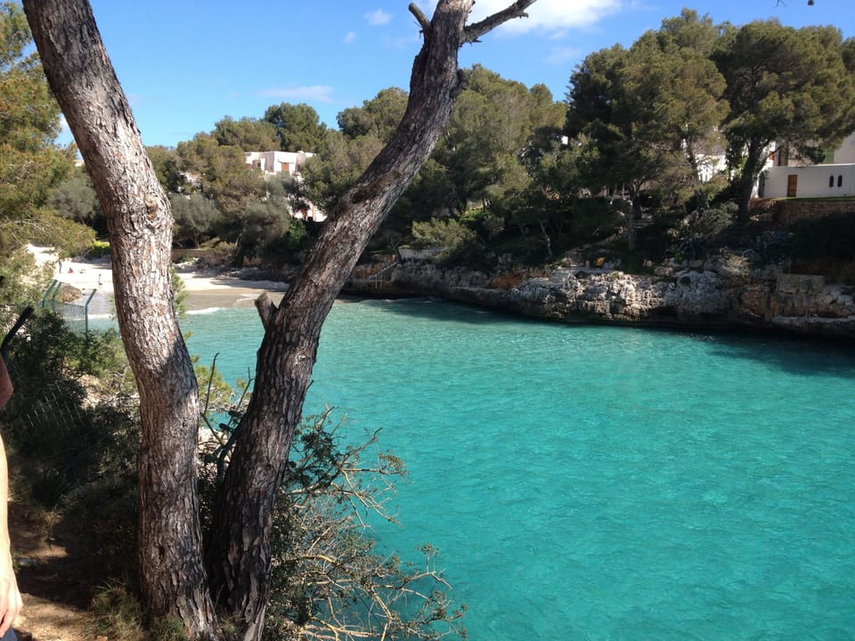 Cala Serena beach, 2 minutes walk