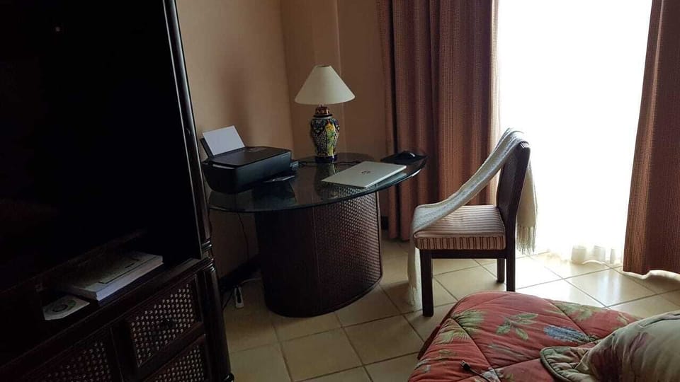 Work area with wireless printer. Bring you laptop.