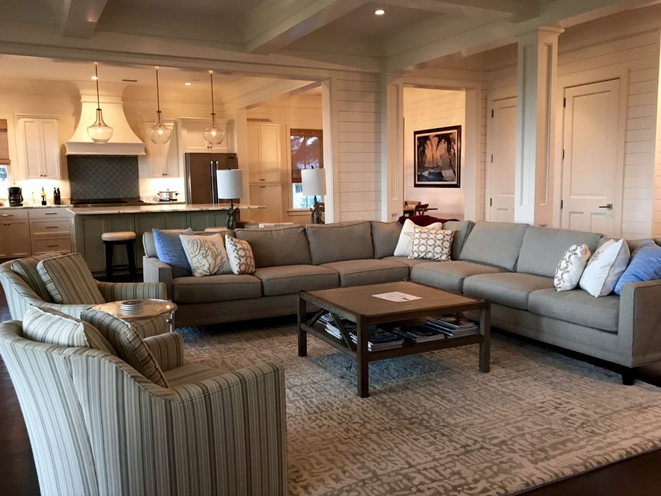 wide open floor plan on first floor