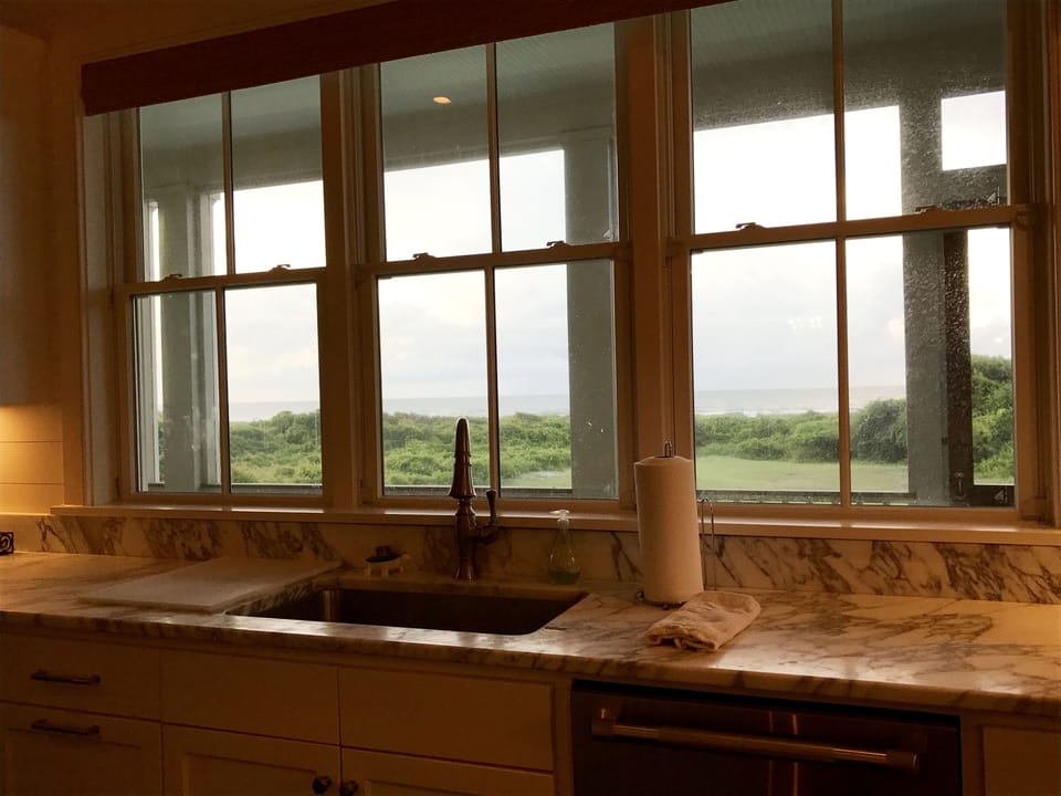ocean view kitchen window