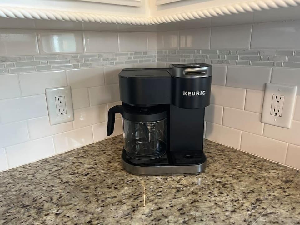 Keurig/Carafe Drip Coffee. We provide reg. coffee. Bring your favorite k cups.