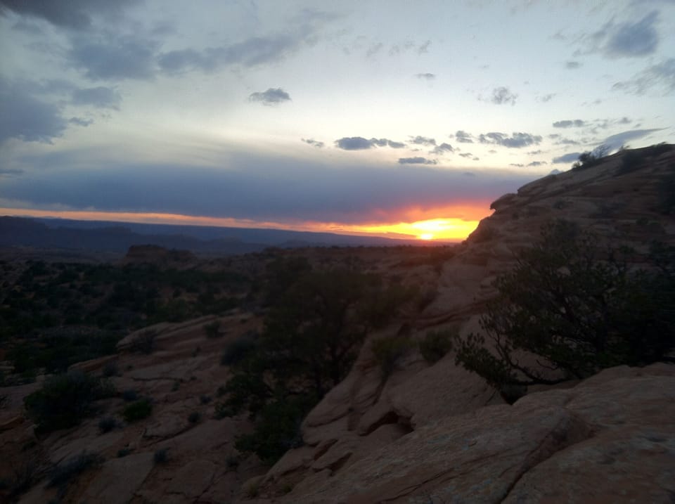 Sand Flats Road Sunset