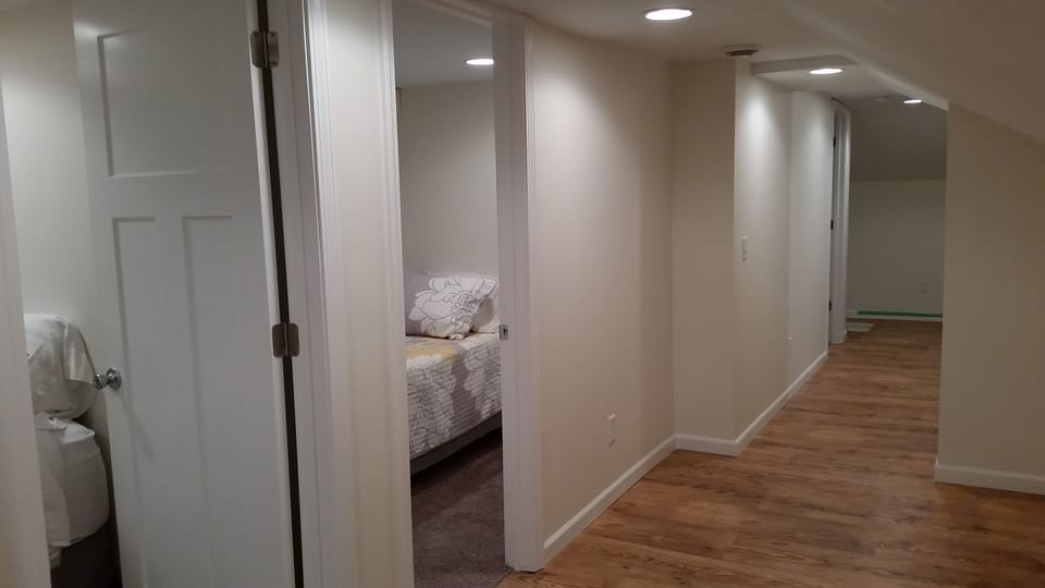 Second floor hallway. Four bedrooms upstairs.