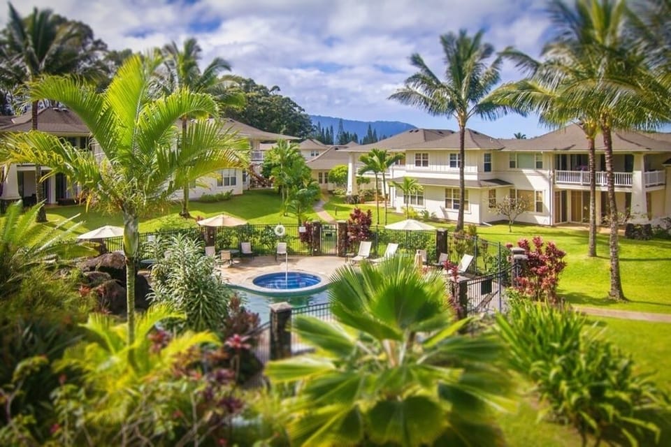 View of the the beautiful property from our lanai.