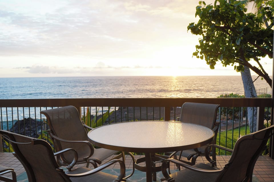 Terrace at Sunset