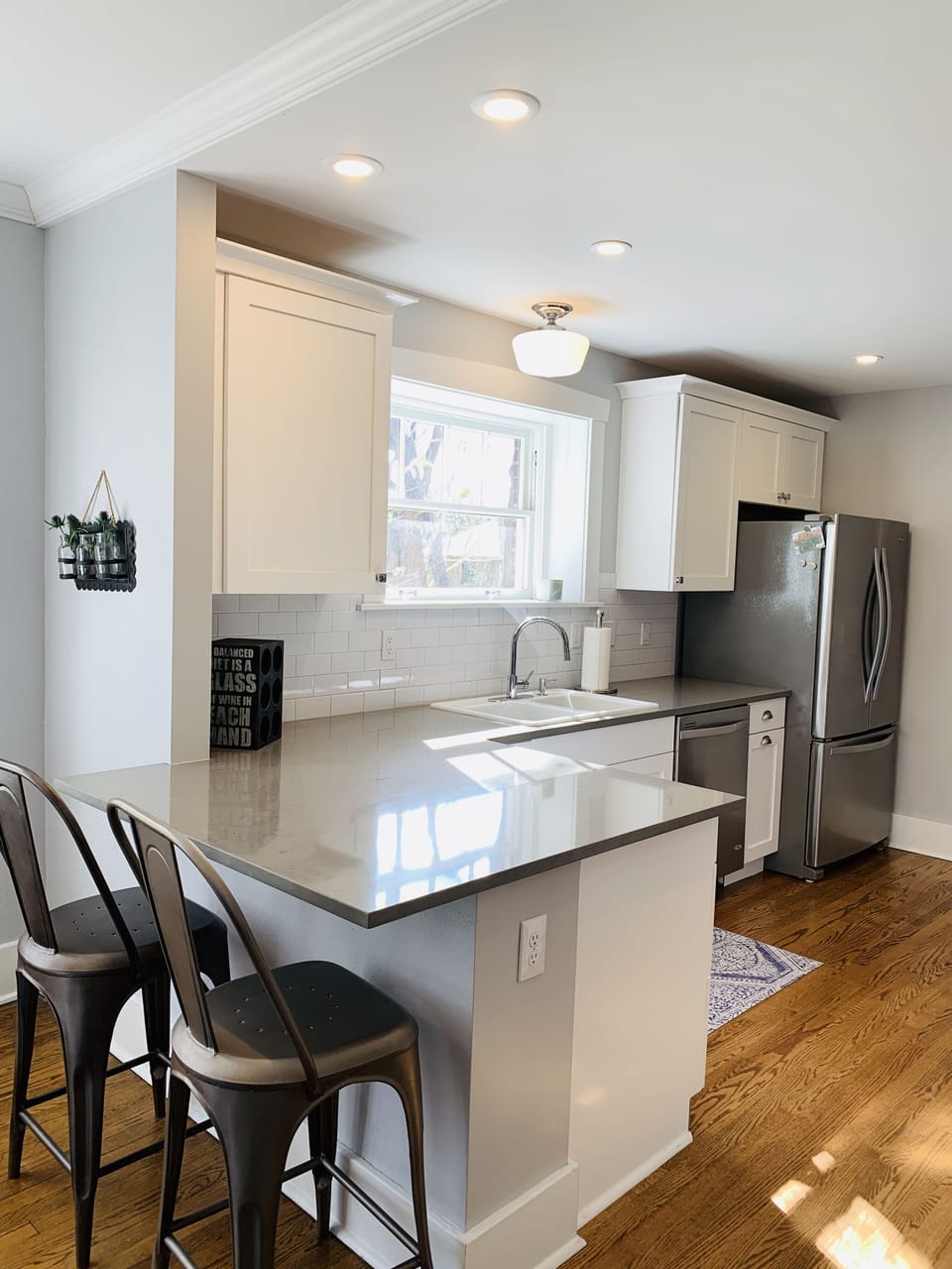 Remodeled kitchen with the comforts of home