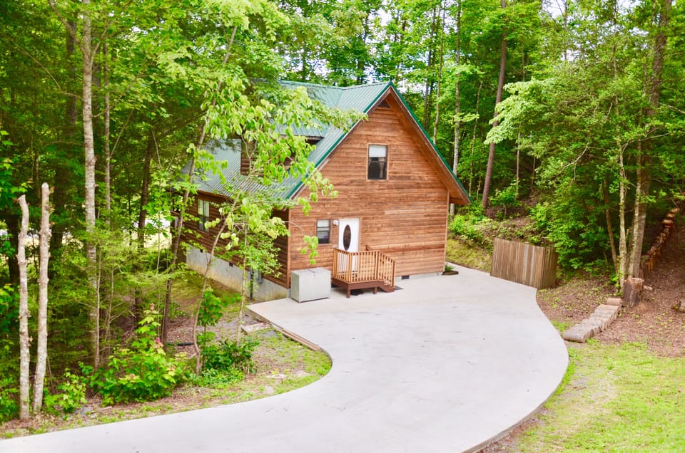 Plenty off road private 
 parking to welcome
You home to your cabin in the woods