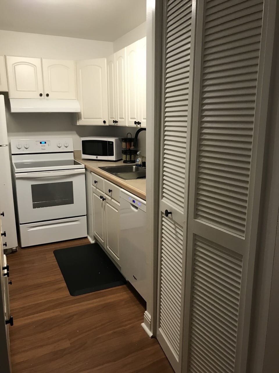 Kitchen view from hallway