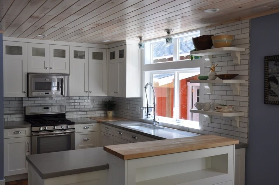 View from Dining to Kitchen Area