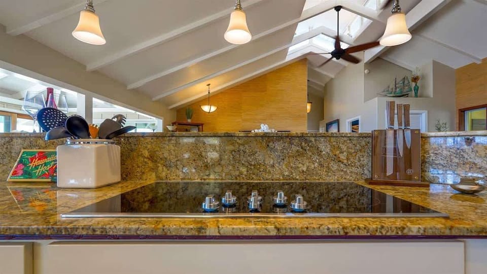 glass cook top with 5 burners