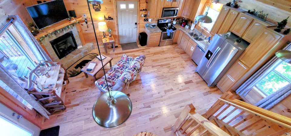 Custom amenities make this a luxury couple's getaway