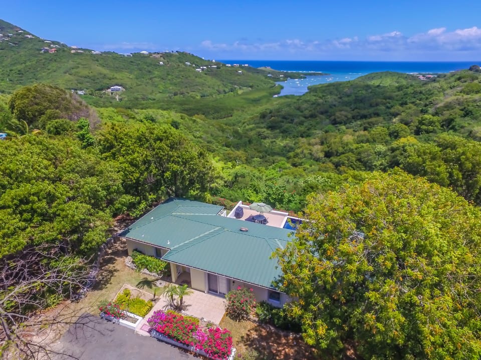Tranquil cottage atop the hill.