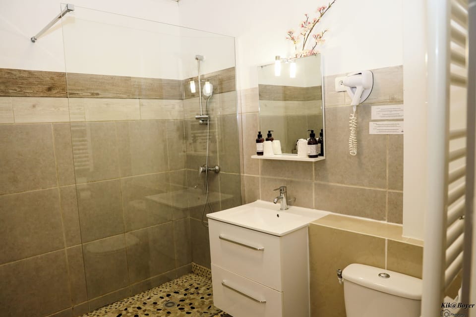 Superior Room | Bathroom | Shower, free toiletries, hair dryer, towels
