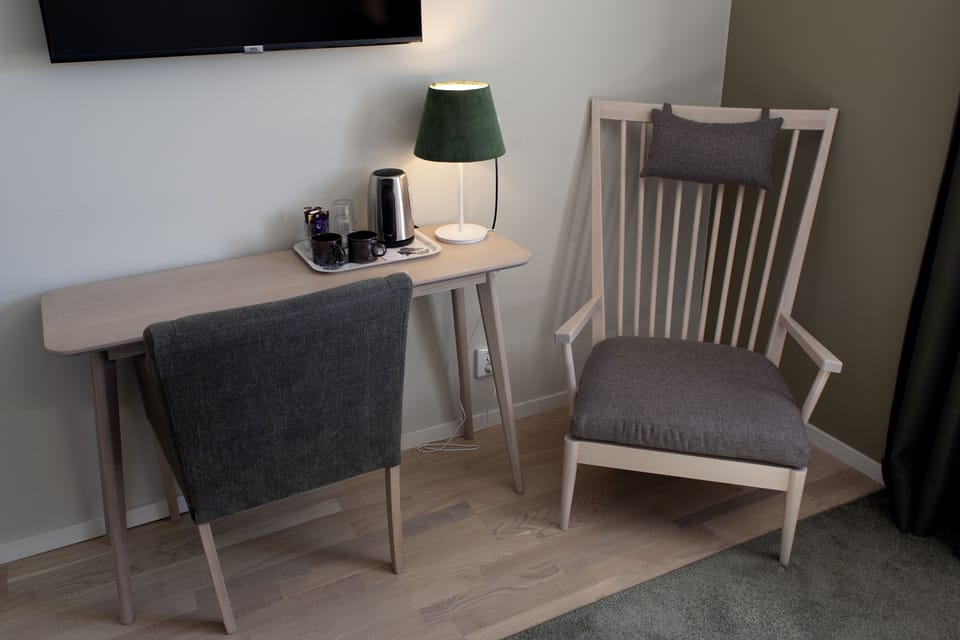 Double Room (Top Floor) | Individually furnished, desk, laptop workspace, blackout drapes