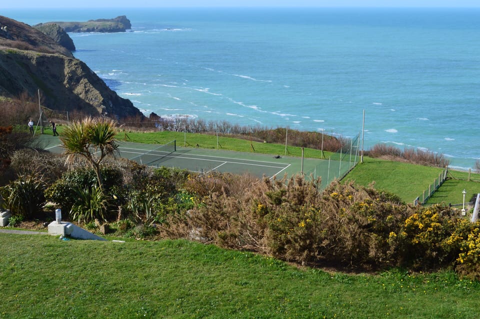 Tennis by the sea