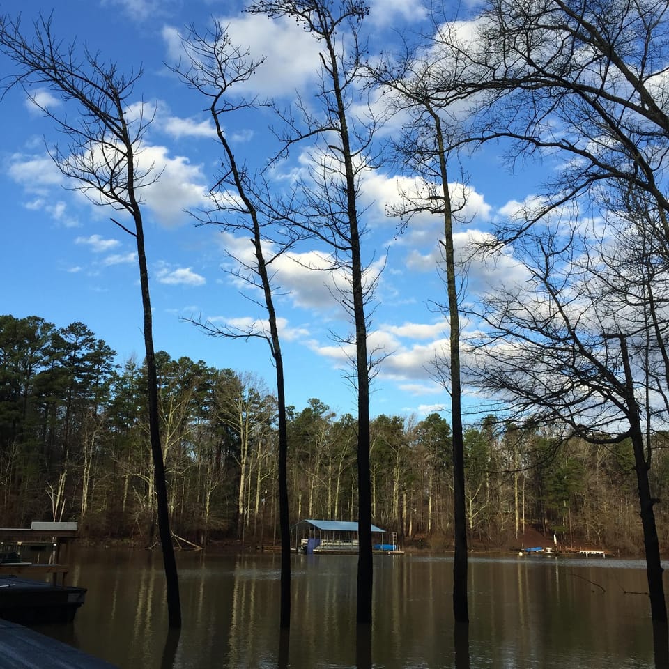 Kerr Lake water levels vary, which affects our shoreline, cove and beach access.
