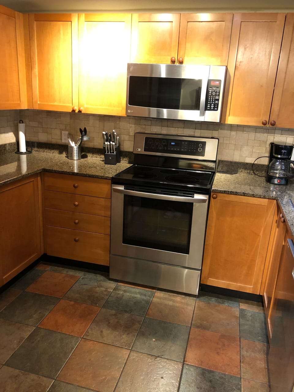 Newly renovated kitchen. 