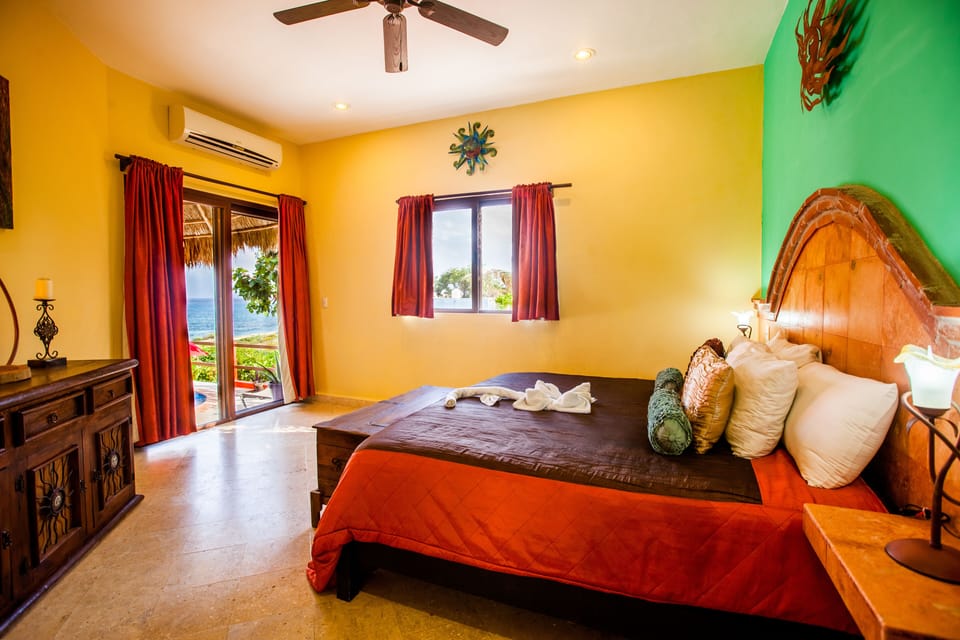 Master bedroom walk out to pool