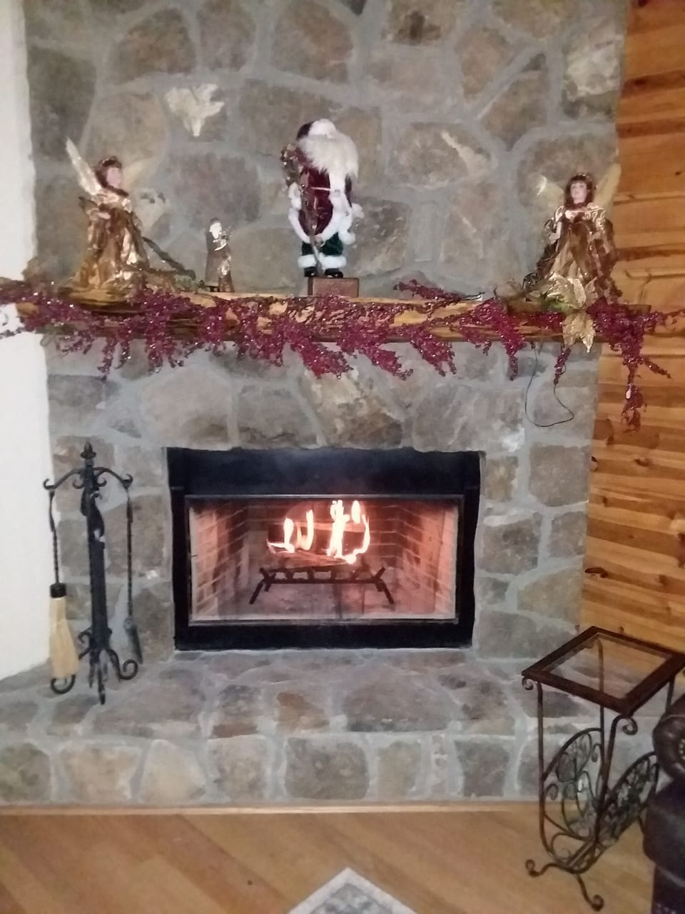 Awesome fireplace