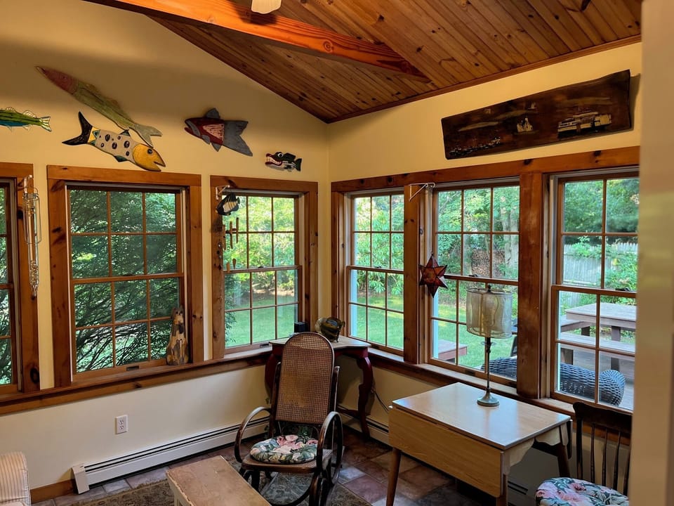Get some quiet time in the sun room