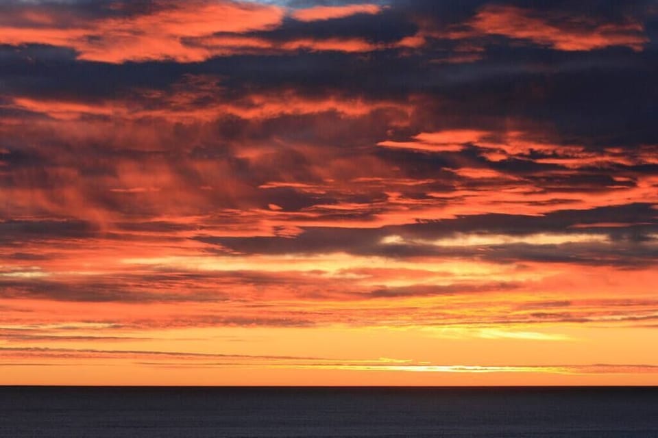 Sunset from the house