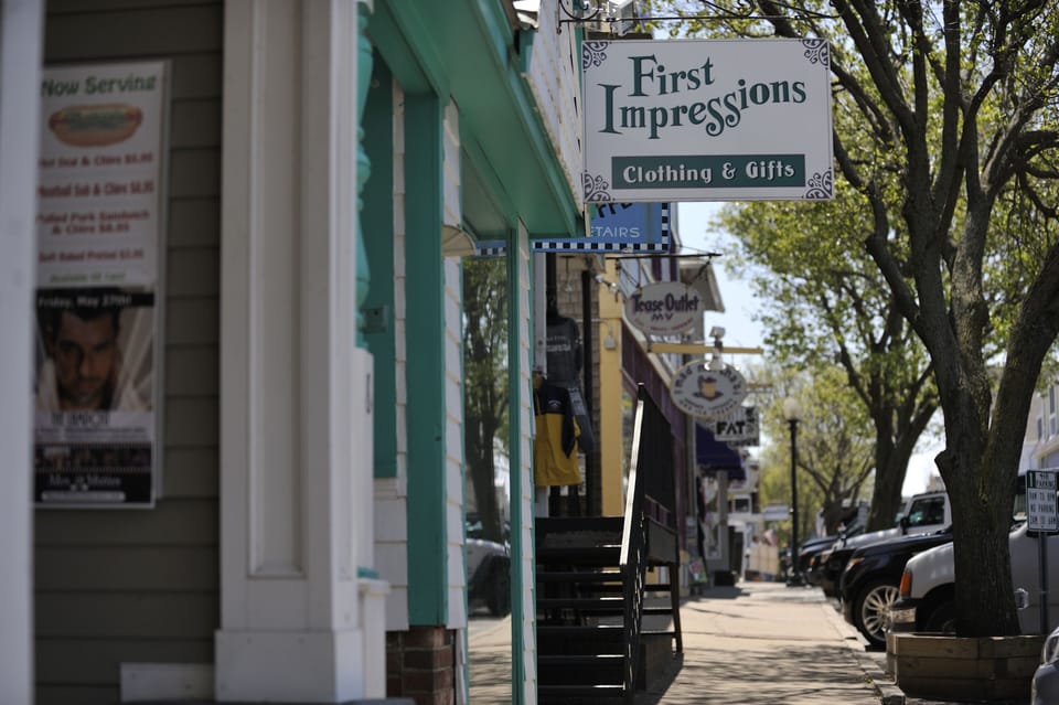 The many shops of the Vineyard's downtowns;   meander through and enjoy.