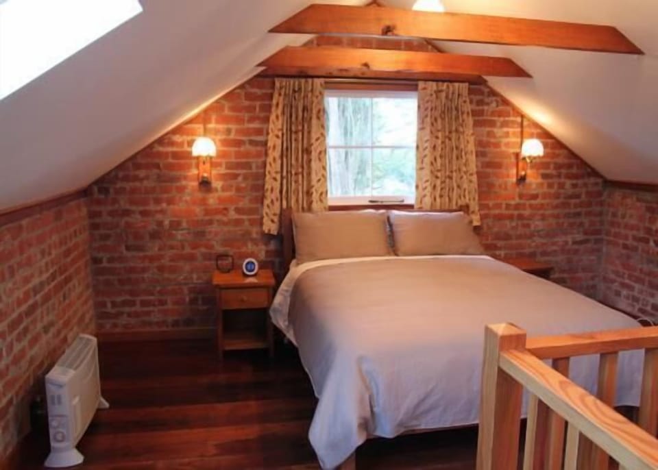 Queen bed upstairs