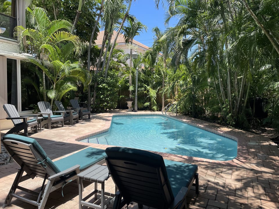 Backyard with Heated Private Pool